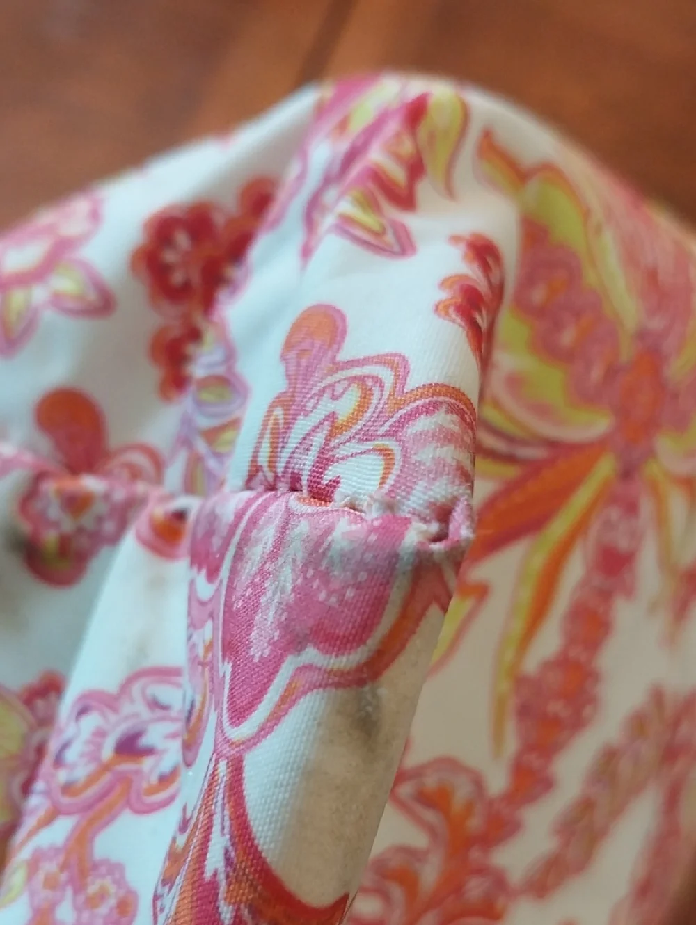 Scout Pink and Yellow PLASTIC Floral Cosmetic Bag - Scout